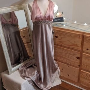 NWT Pink & Champagne gown